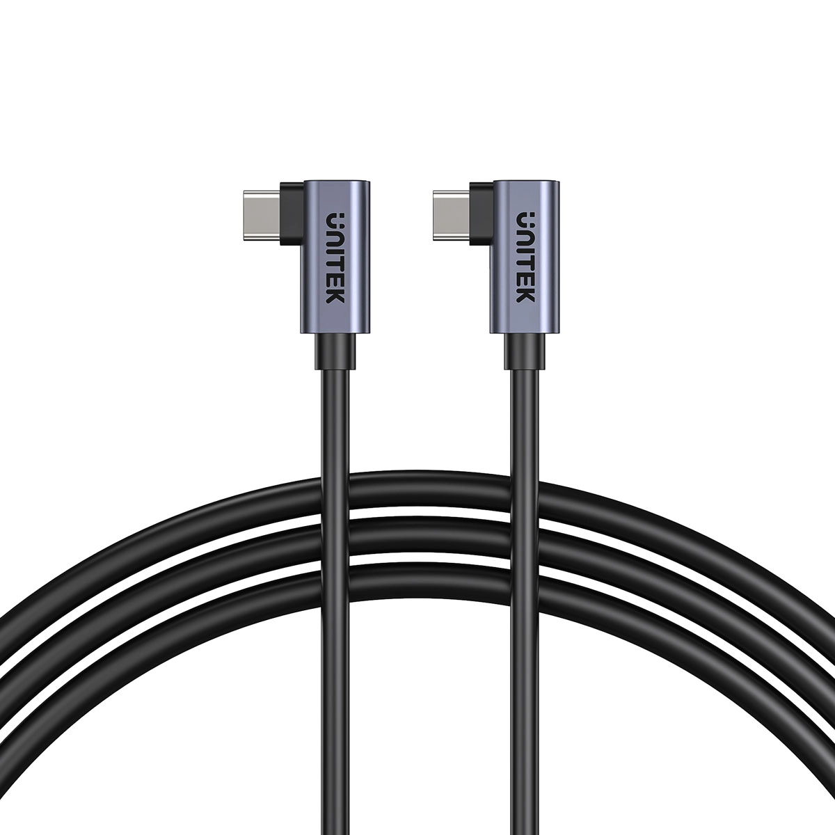 Kabel Unitek USB-C do USB-C PD 100W 0,5m Czarny
