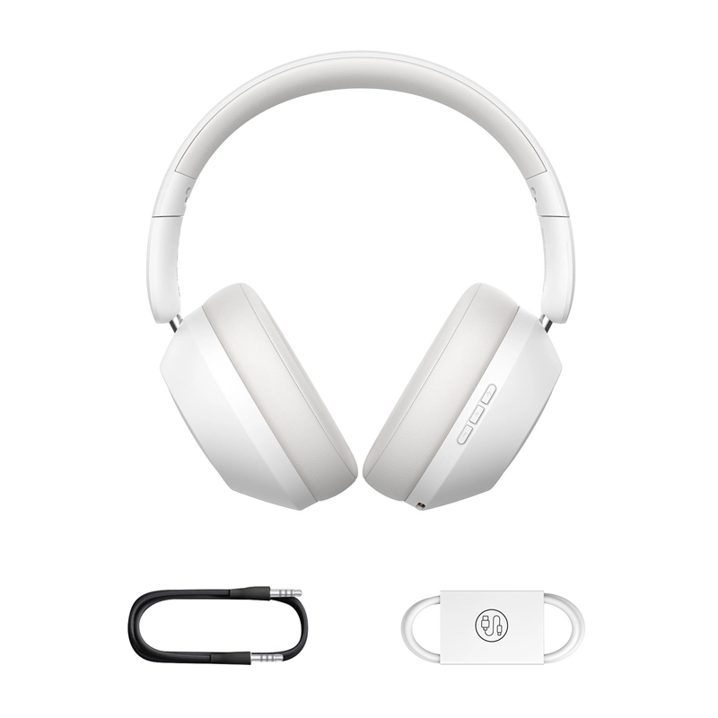 Słuchawki bezprzewodowe Baseus Bass 30 Max Nauszne Bluetooth 5.3 Biały