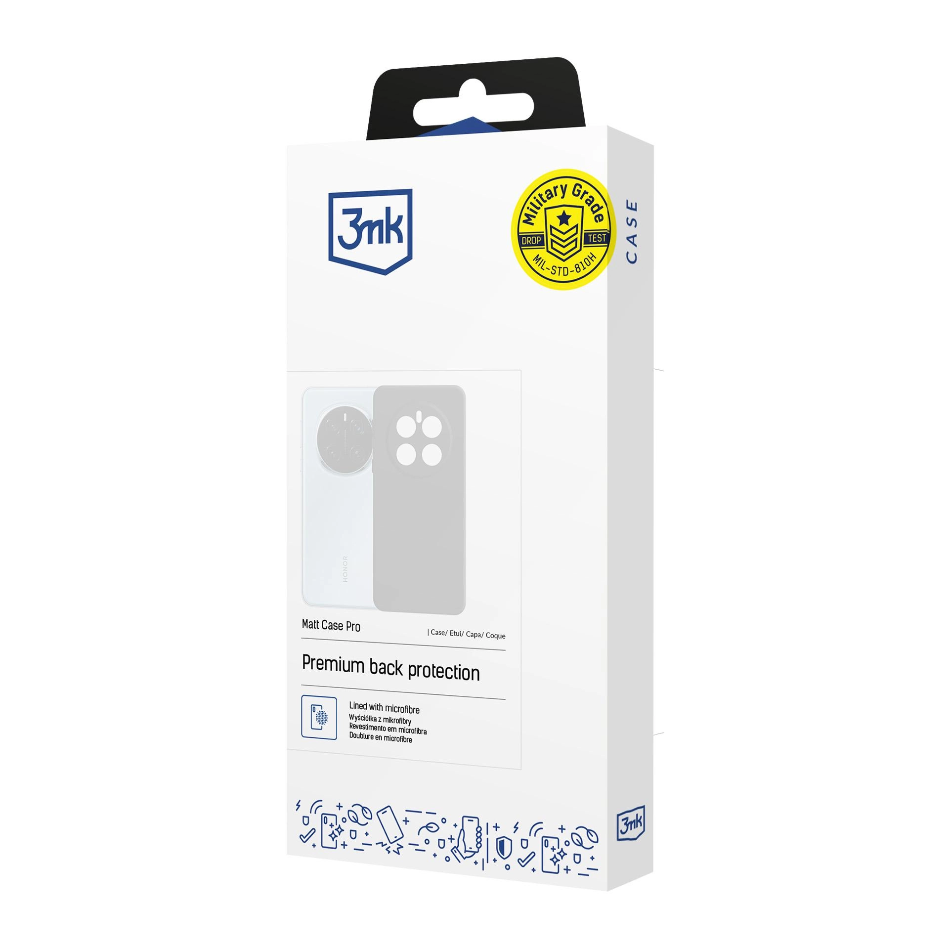 Etui 3mk Matt Case Pro do iPhone 16e Czarny