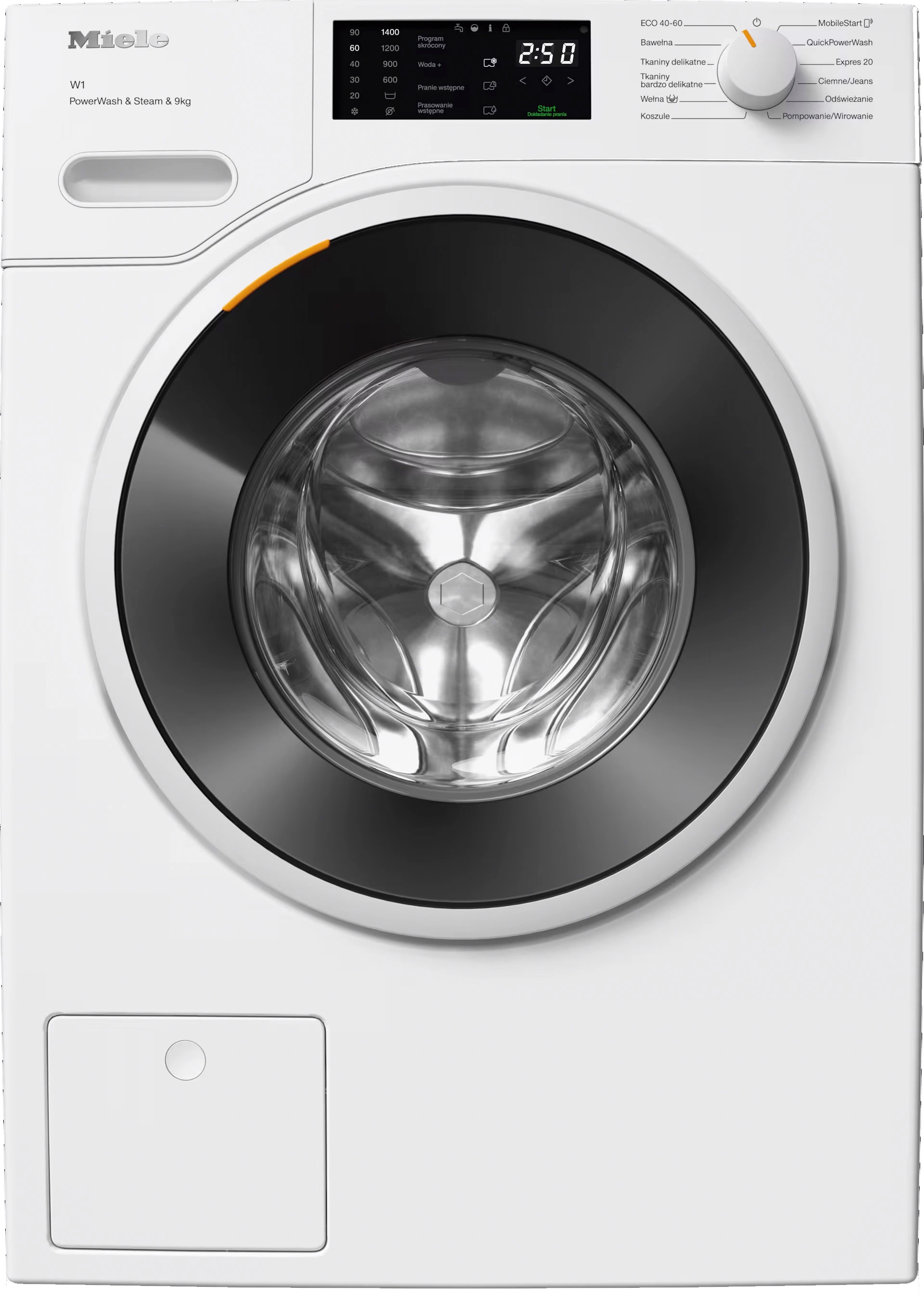 Pralka Miele WWD380 WCS PWash&Steam 9kg 1400obr/min Zdalne sterowanie