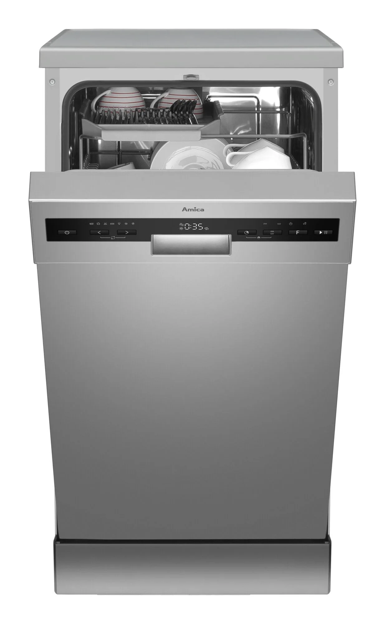 Zmywarka Amica DFM42C7TOqSD 44,8cm Automatyczne otwieranie drzwi