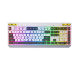 Klawiatura membranowa Hator Icefall Biały