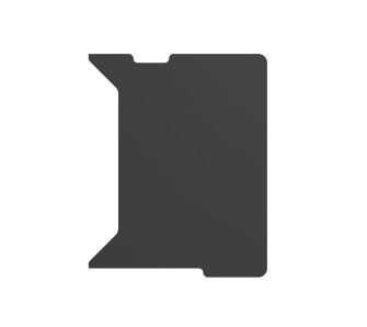 Blat Genesis Holm Modular Boczny Prawy 60cm Czarny