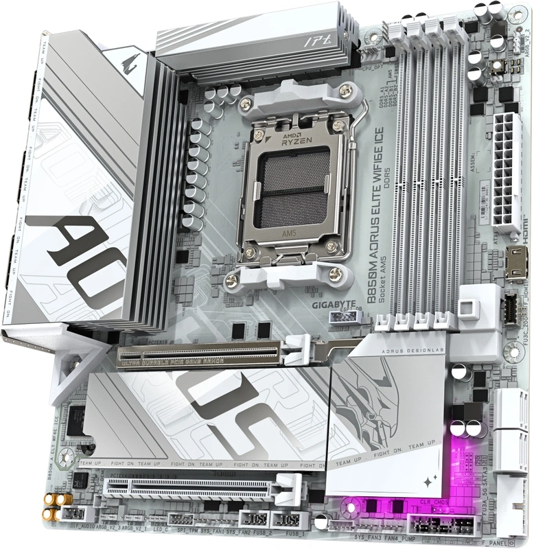 Płyta główna Gigabyte B850M AORUS ELITE WIFI6E ICE
