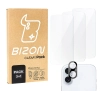 Zestaw ochronny Bizon 3x szkło hartowane + szybka na aparat Clear 2 Pack do Apple iPhone 16 Plus