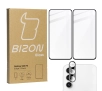 Zestaw ochronny Bizon 2x szkło + szybka na aparat Edge 2 Pack do Galaxy S23 FE
