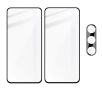 Zestaw ochronny Bizon 2x szkło + szybka na aparat Edge 2 Pack do Galaxy S23 FE