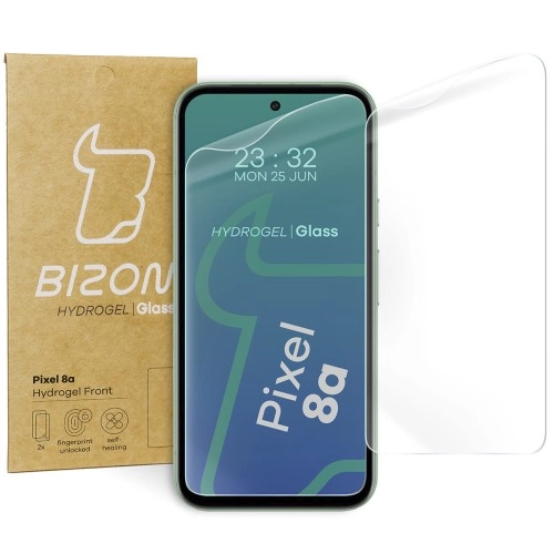 Folia hydrożelowa Bizon na ekran Hydrogel Front do Pixel 8a 2 sztuki