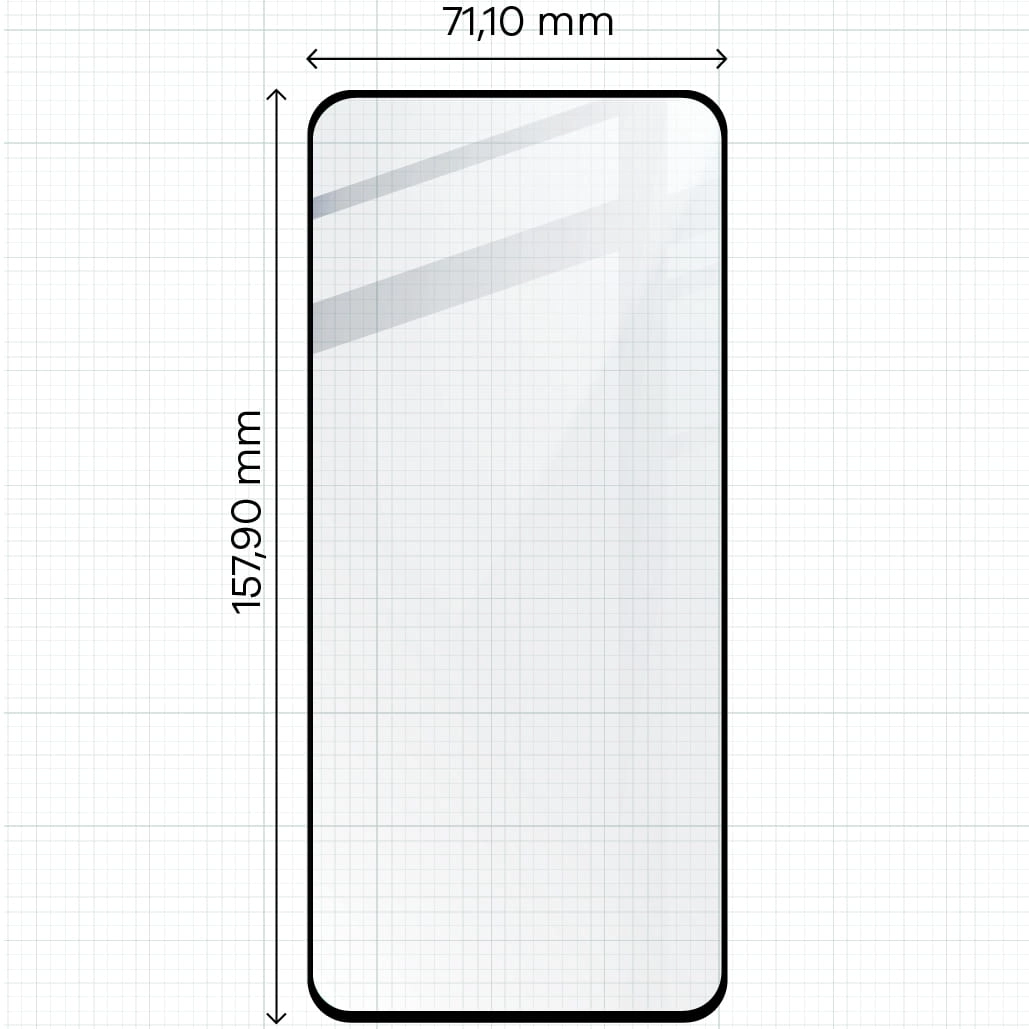 Szkło hartowane Bizon pełne Edge 2 do Pixel 8 Pro