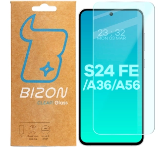 Szkło hartowane Bizon Clear 2 do Galaxy S24 FE 5G/A36 5G/A56 5G