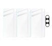 Zestaw ochronny Bizon 3x szkło hartowane + szybka na aparat Clear 2 Pack do Galaxy S24 FE