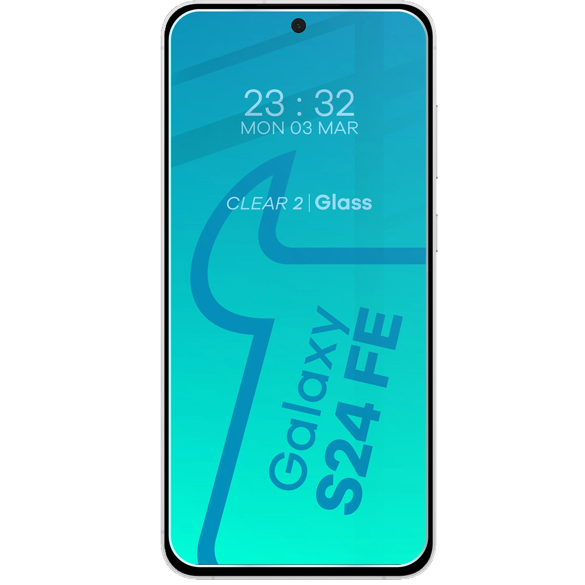 Zestaw ochronny Bizon 3x szkło hartowane + szybka na aparat Clear 2 Pack do Galaxy S24 FE