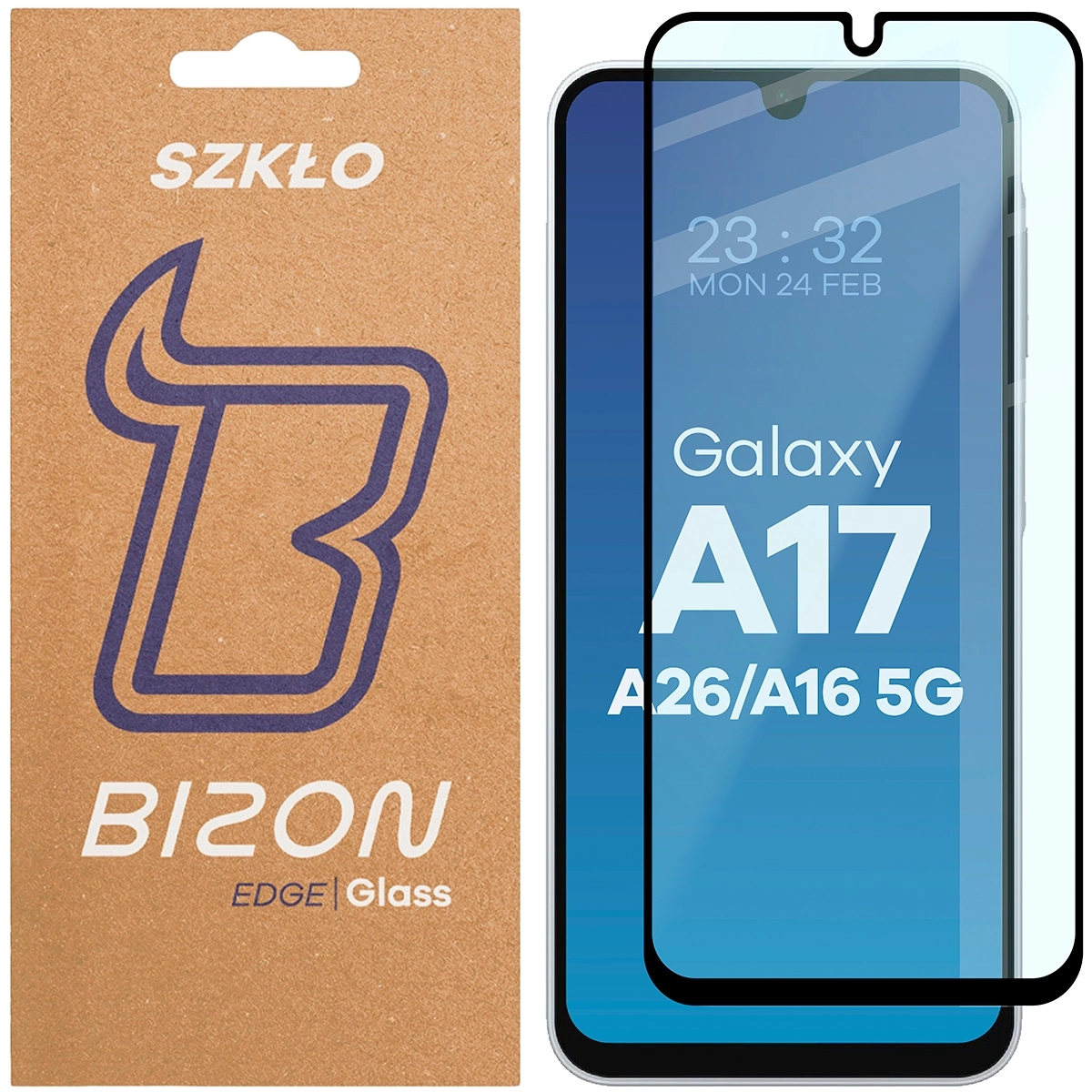 Szkło hartowane Bizon pełne Edge 2 do Galaxy A16/A26 5G