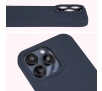 Etui Bizon Silikonowe Soft do iPhone 15 Pro Max Ciemno-niebieski