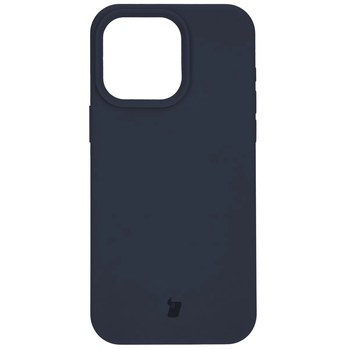Etui Bizon Silikonowe Soft do iPhone 15 Pro Max Ciemno-niebieski