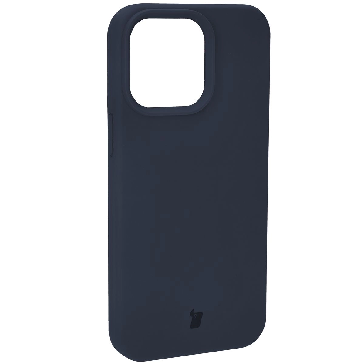Etui Bizon Silikonowe Soft do iPhone 15 Pro Max Ciemno-niebieski