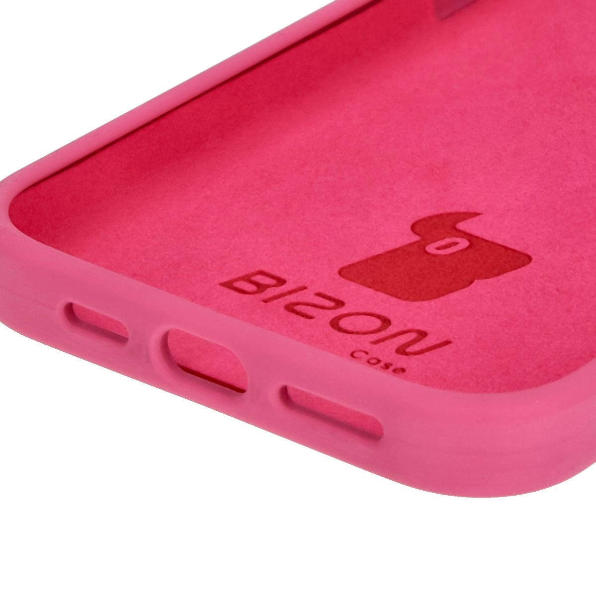 Etui Bizon Silikonowe Soft do iPhone 16 Pro Max Fuksja