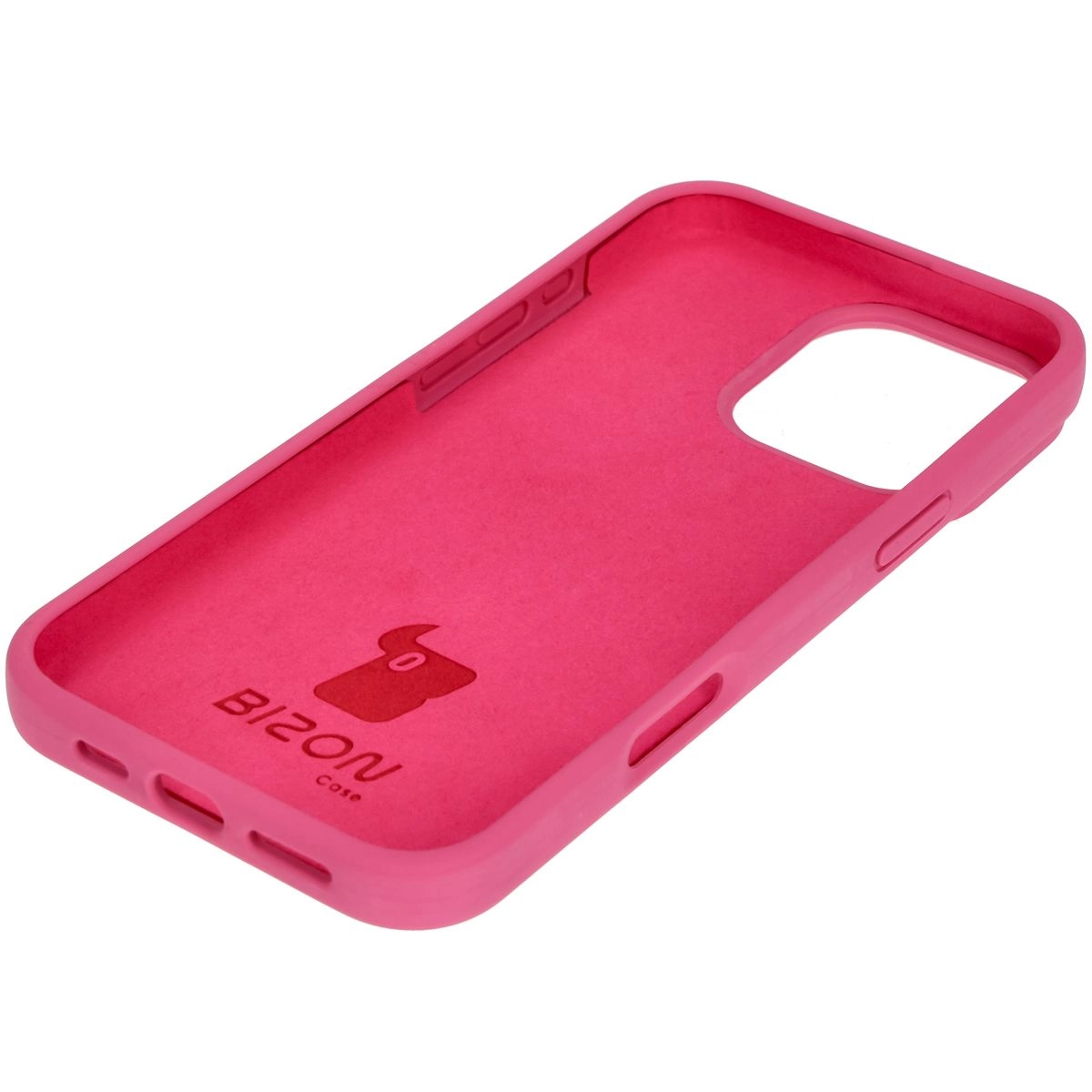 Etui Bizon Silikonowe Soft do iPhone 16 Pro Max Fuksja