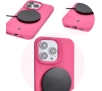 Etui Bizon Silikonowe Soft do iPhone 16 Pro Max Fuksja