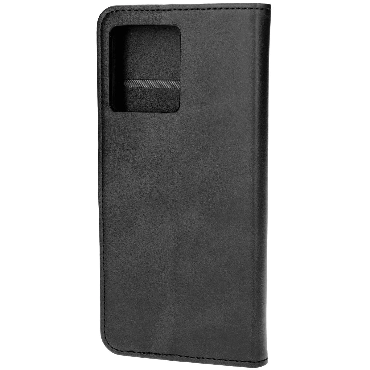 Etui Bizon z klapką Pocket do Motorola Edge 50 Pro Czarny