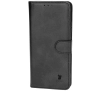 Etui Bizon z klapką Pocket do Motorola Edge 50 Pro Czarny