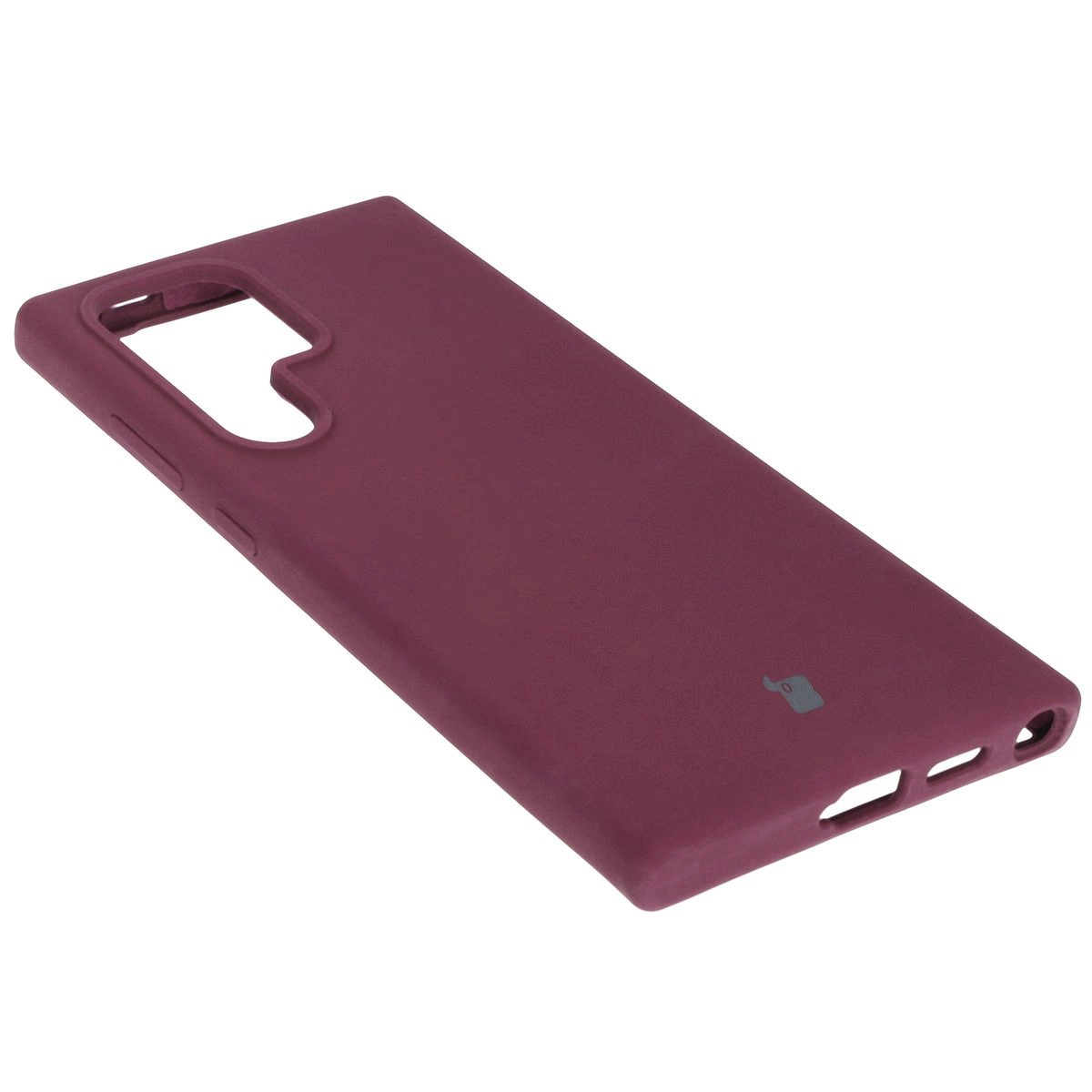Etui Bizon Silikonowe Soft do Galaxy S24 Ultra Ciemno-fioletowy