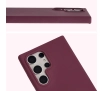Etui Bizon Silikonowe Soft do Galaxy S24 Ultra Ciemno-fioletowy