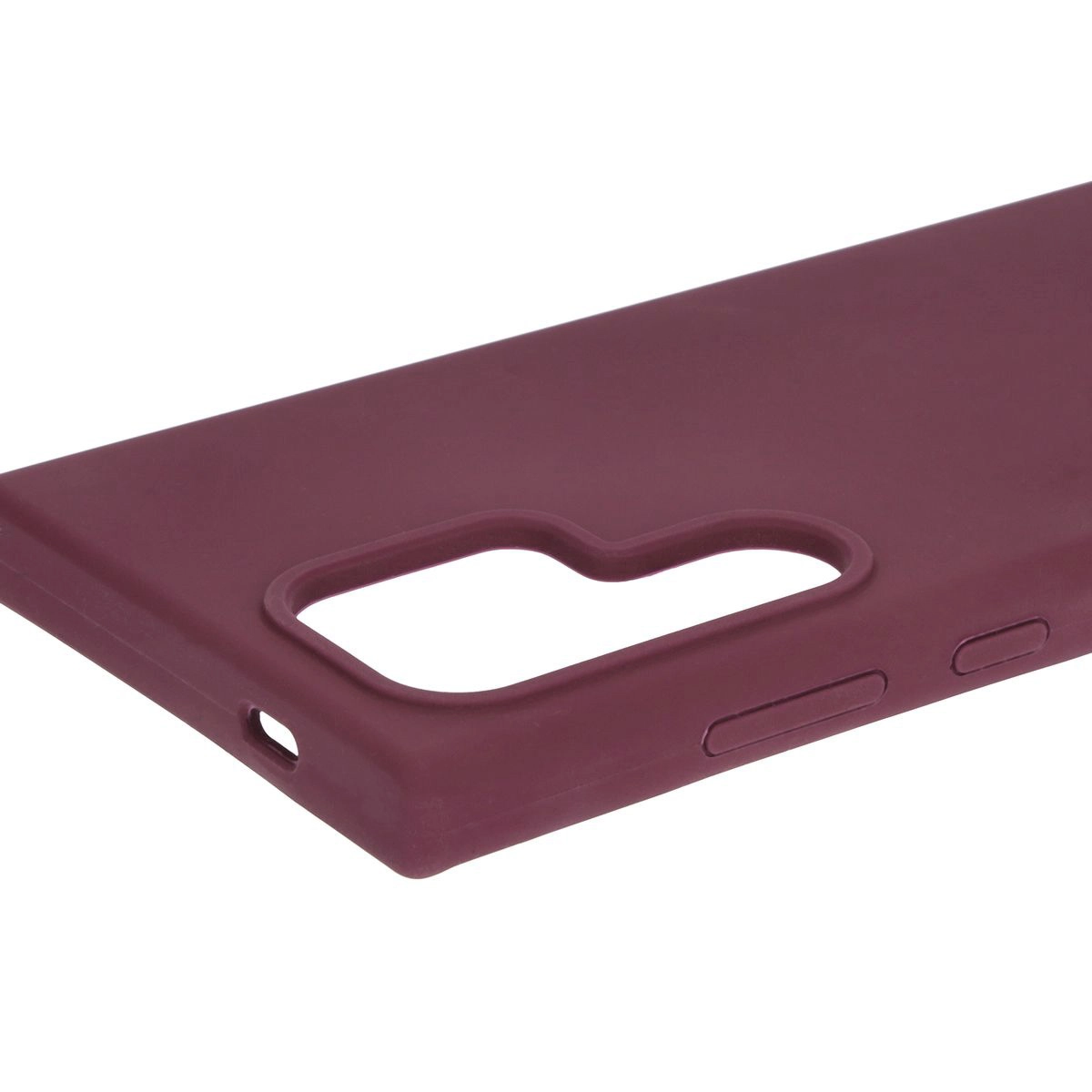 Etui Bizon Silikonowe Soft do Galaxy S24 Ultra Ciemno-fioletowy