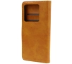 Etui Bizon z klapką Pocket do Xiaomi 14T Pro Brązowy