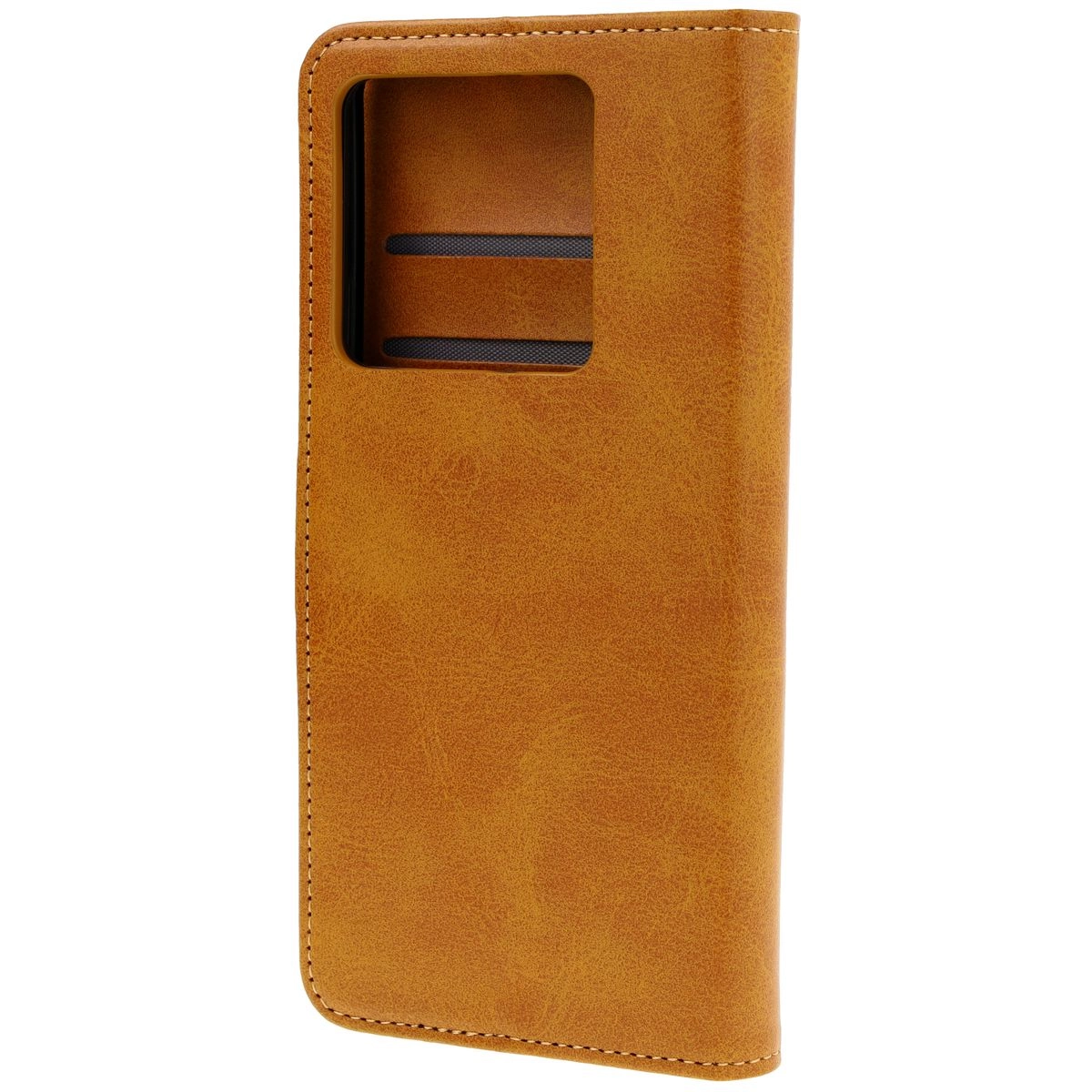 Etui Bizon z klapką Pocket do Xiaomi 14T Pro Brązowy