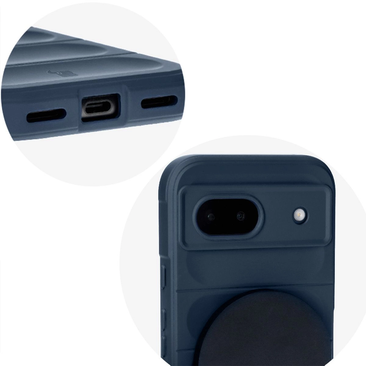 Etui Bizon Tur do Google Pixel 8a Dark Blue