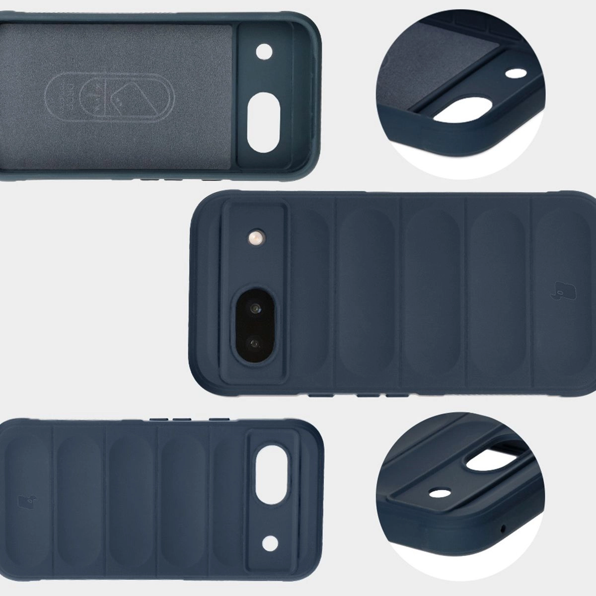 Etui Bizon Tur do Google Pixel 8a Dark Blue