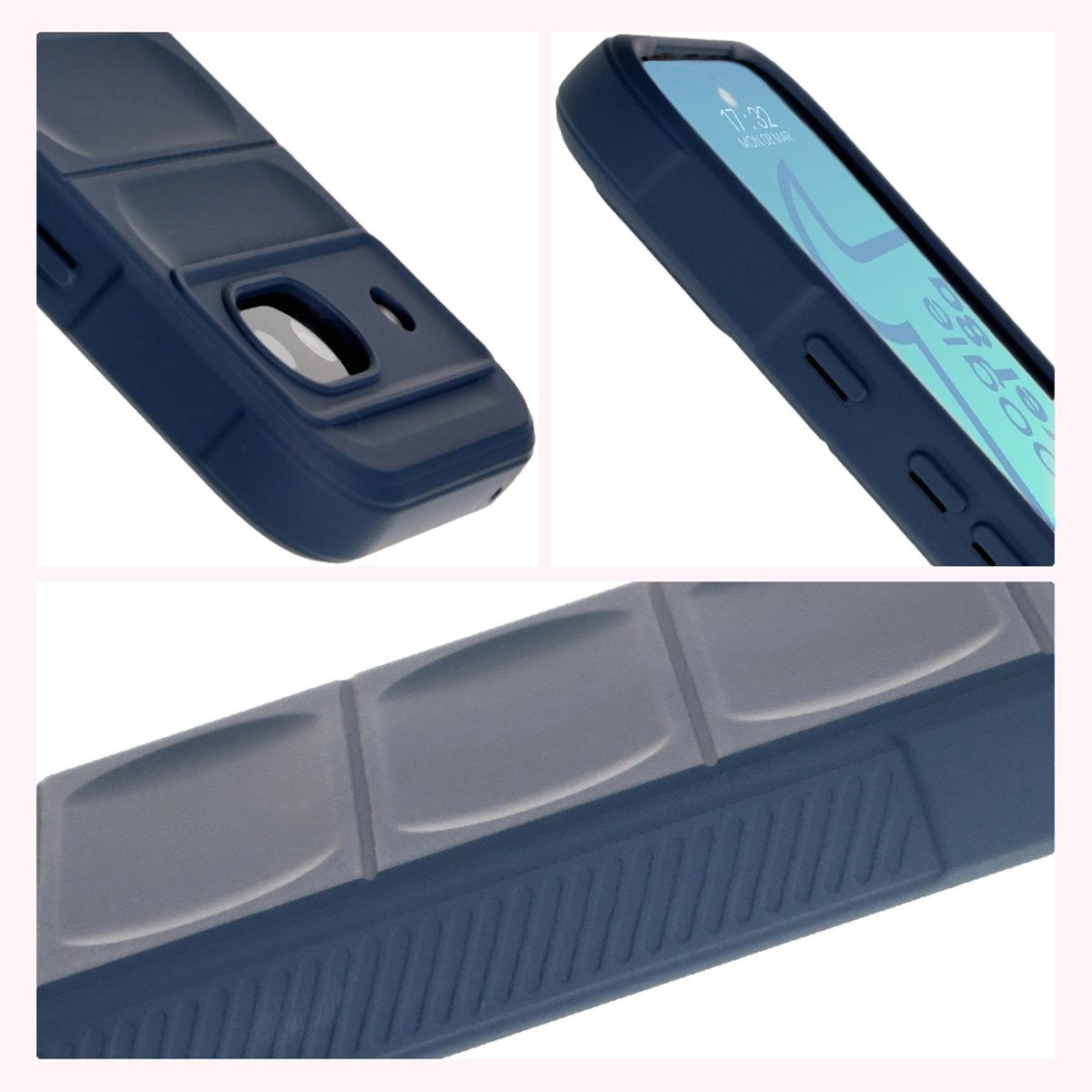 Etui Bizon Tur do Google Pixel 8a Dark Blue