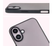 Etui Bizon Angelo do iPhone 16 Przydymione z czarną ramką