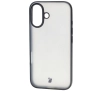 Etui Bizon Angelo do iPhone 16 Przydymione z czarną ramką