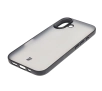 Etui Bizon Angelo do iPhone 16 Przydymione z czarną ramką