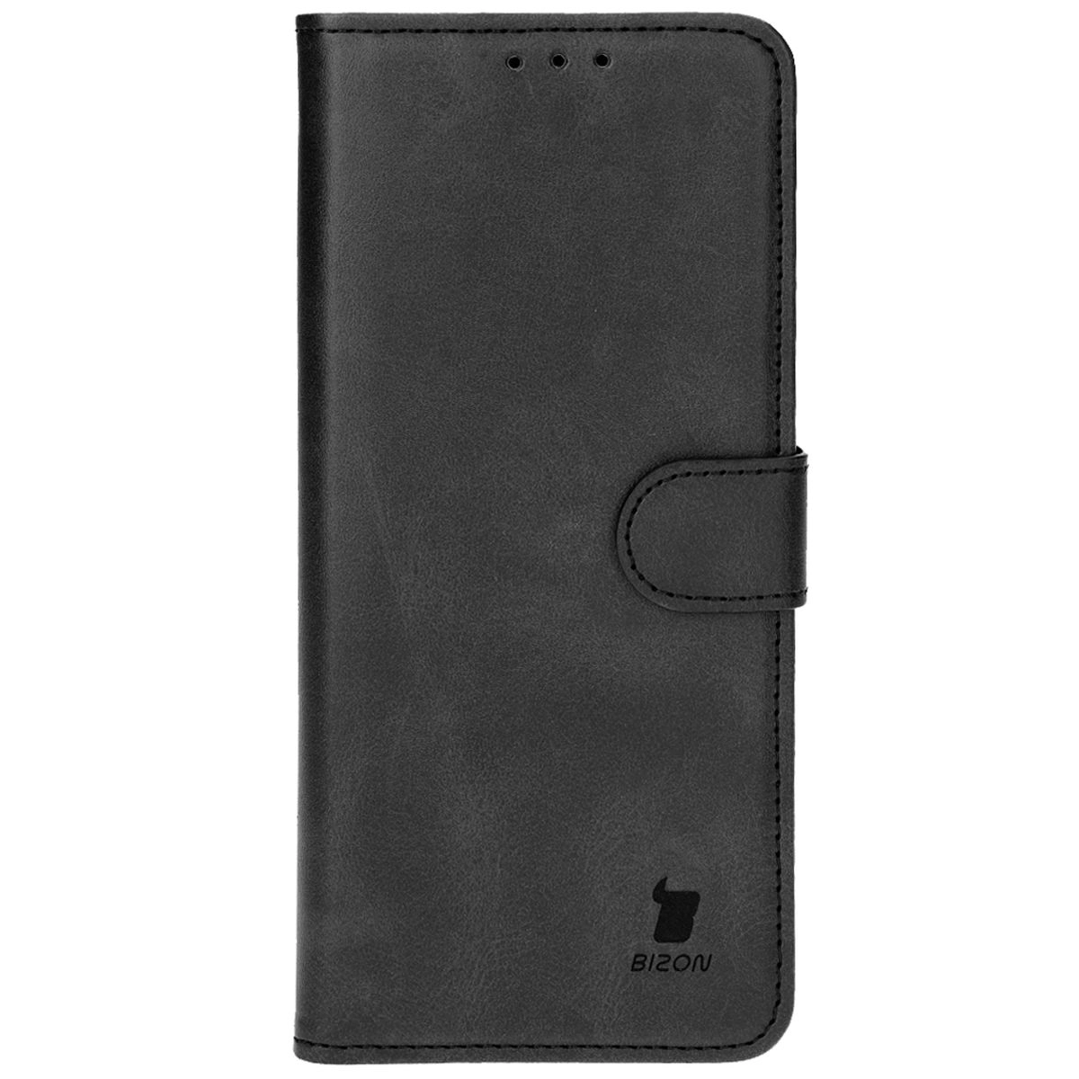 Etui Bizon z klapką Pocket do Realme 12 Pro/12 Pro+ Czarny