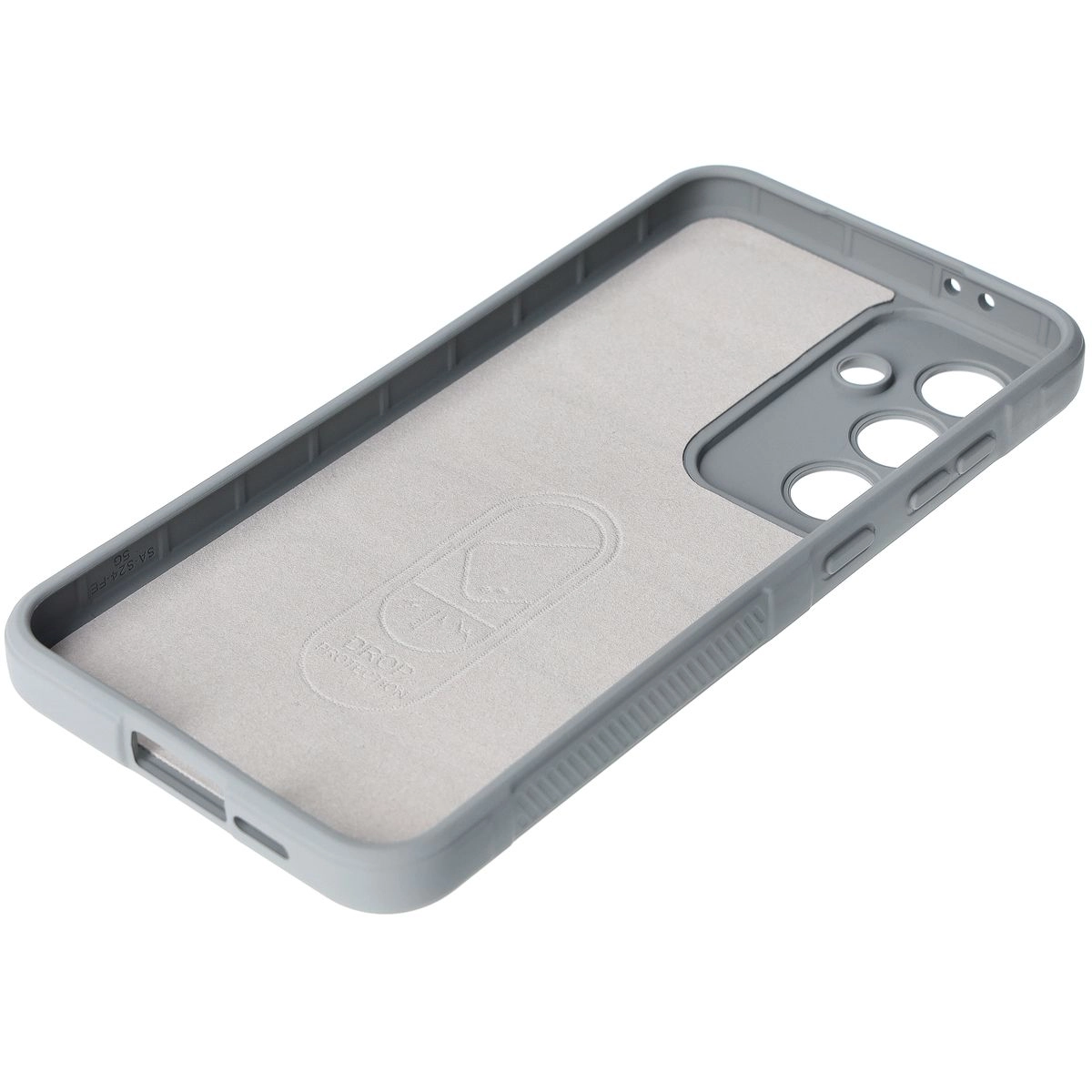 Etui Bizon Tur do Samsung Galaxy S24 FE Light Grey
