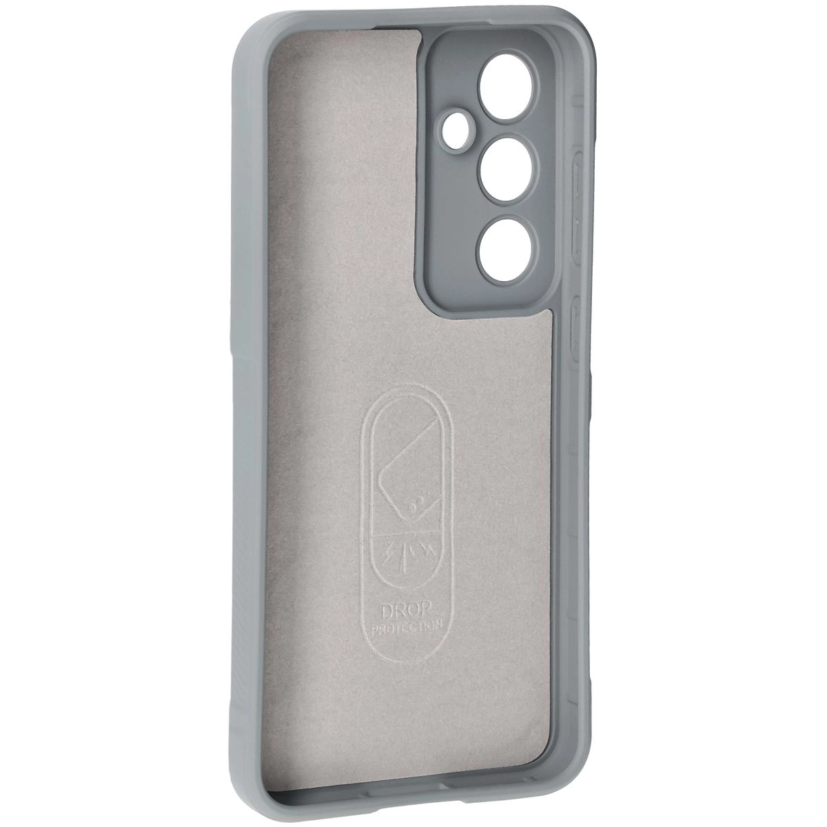 Etui Bizon Tur do Samsung Galaxy S24 FE Light Grey