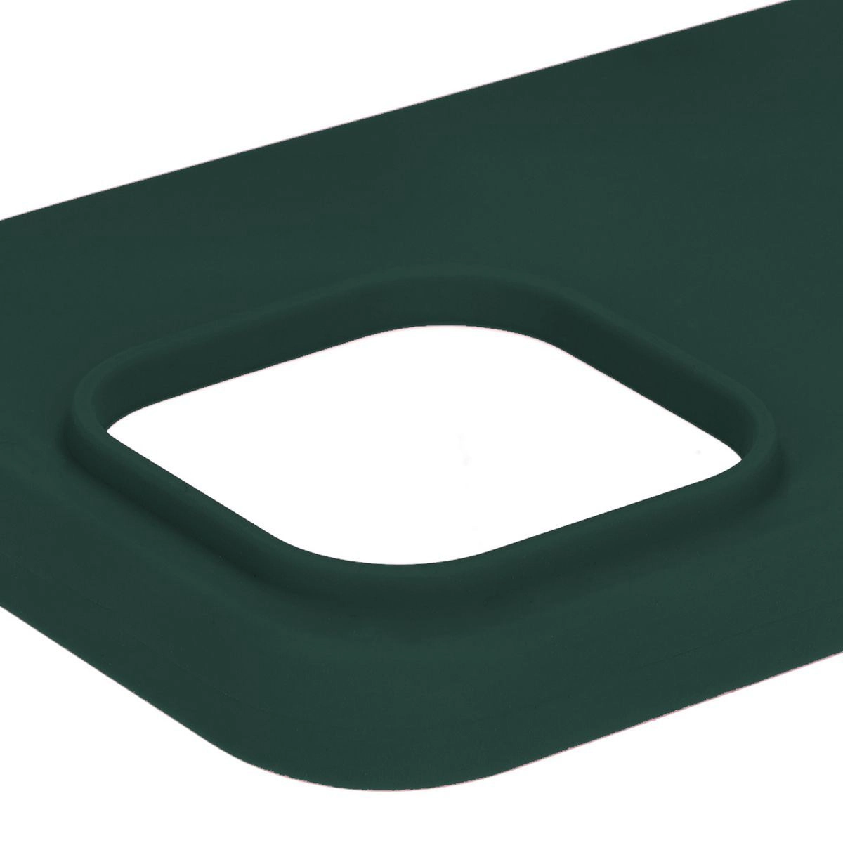 Etui Bizon Silikonowe Soft do iPhone 15 Pro Ciemnozielony