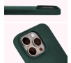 Etui Bizon Silikonowe Soft do iPhone 15 Pro Ciemnozielony
