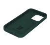 Etui Bizon Silikonowe Soft do iPhone 15 Pro Ciemnozielony