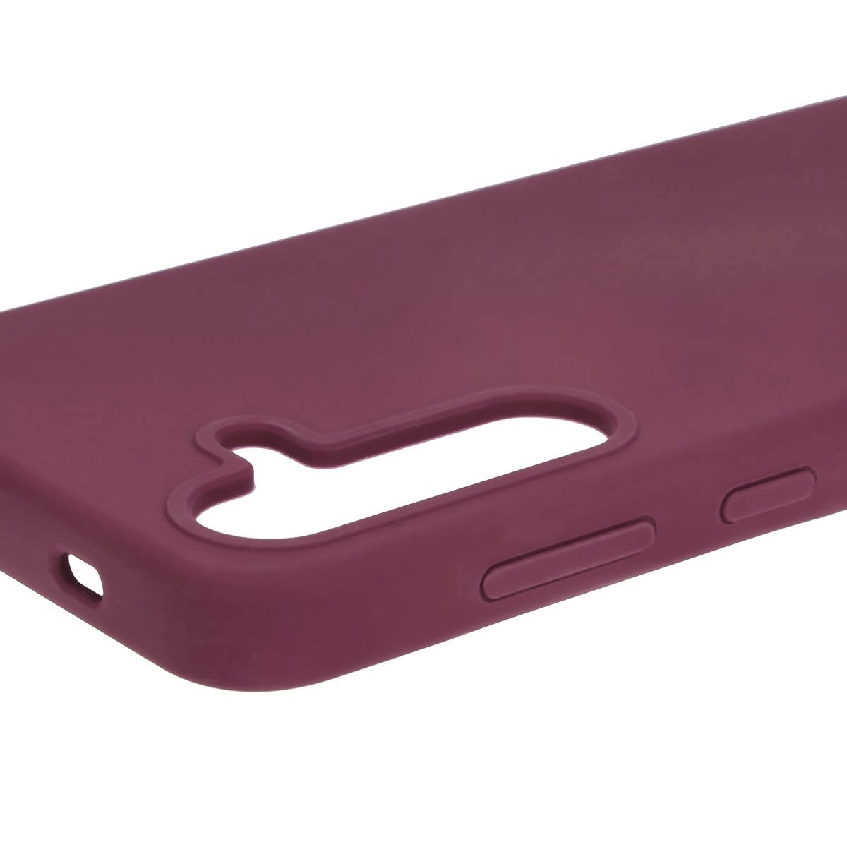 Etui Bizon Silikonowe Soft do Galaxy S24 Ciemno-fioletowy