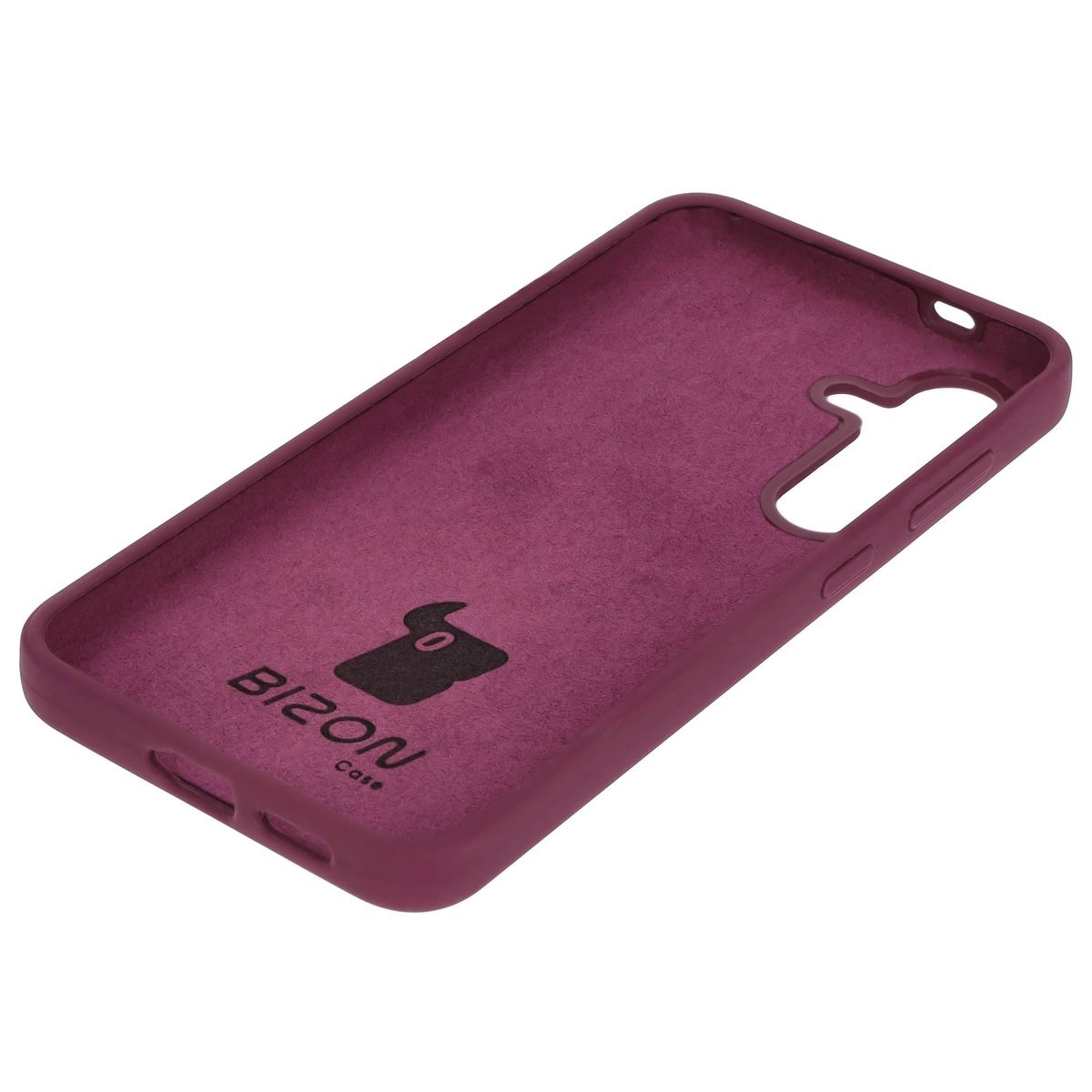 Etui Bizon Silikonowe Soft do Galaxy S24 Ciemno-fioletowy