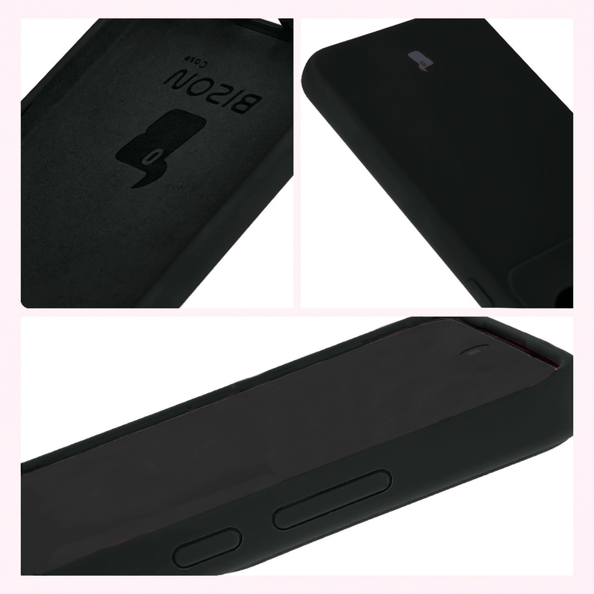 Etui Bizon Silikonowe Soft do Galaxy S24 Czarny