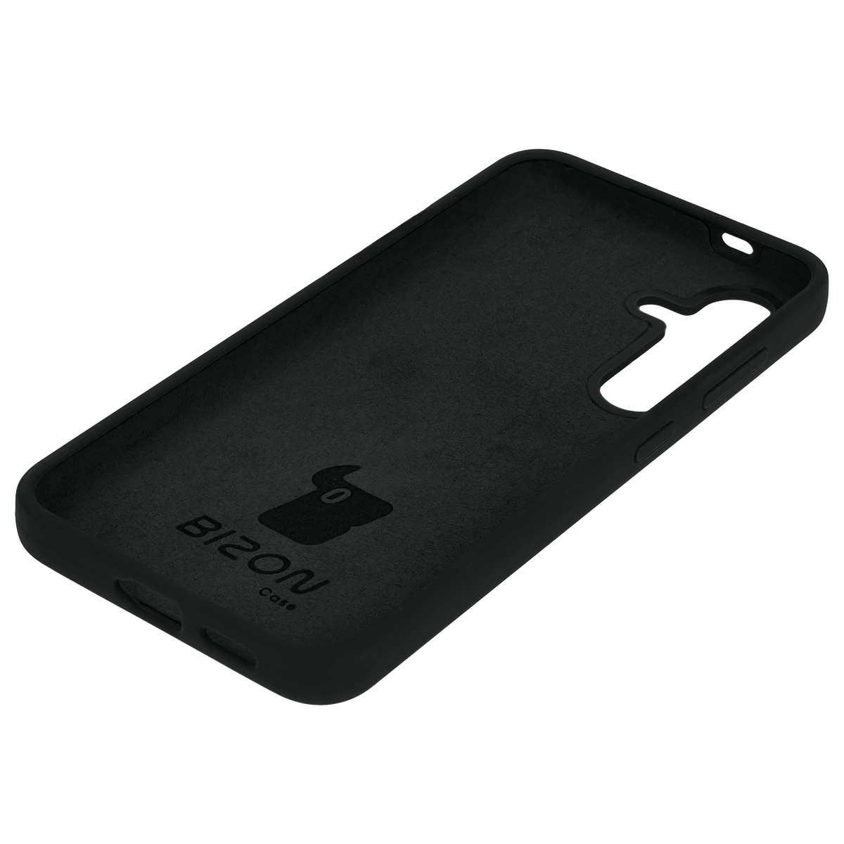 Etui Bizon Silikonowe Soft do Galaxy S24 Czarny