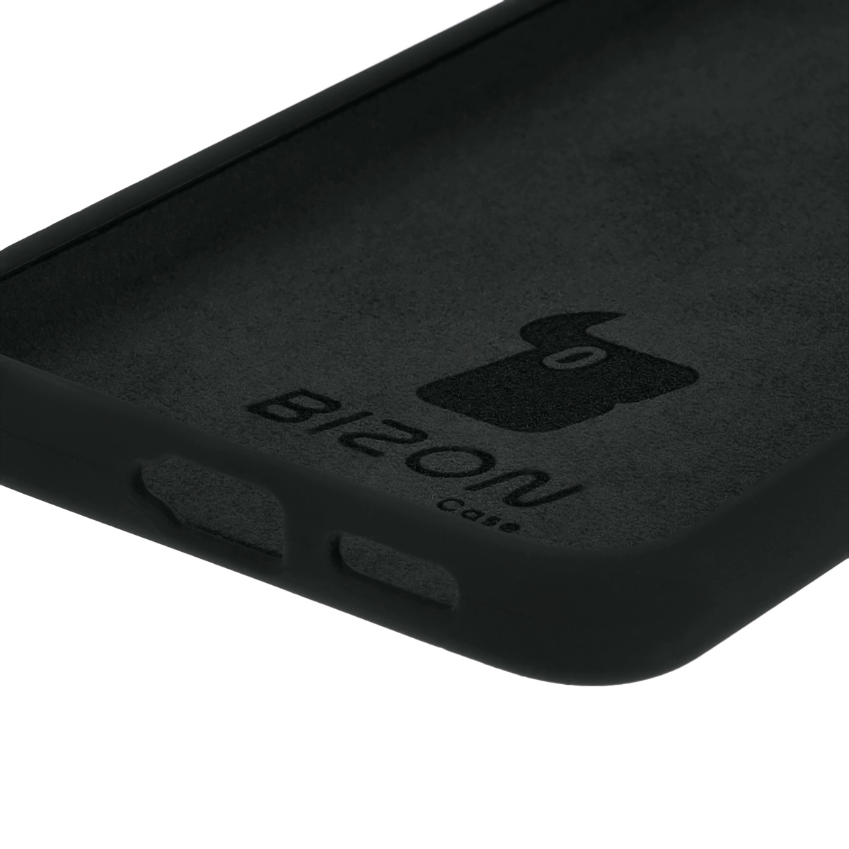 Etui Bizon Silikonowe Soft do Galaxy S24 Czarny