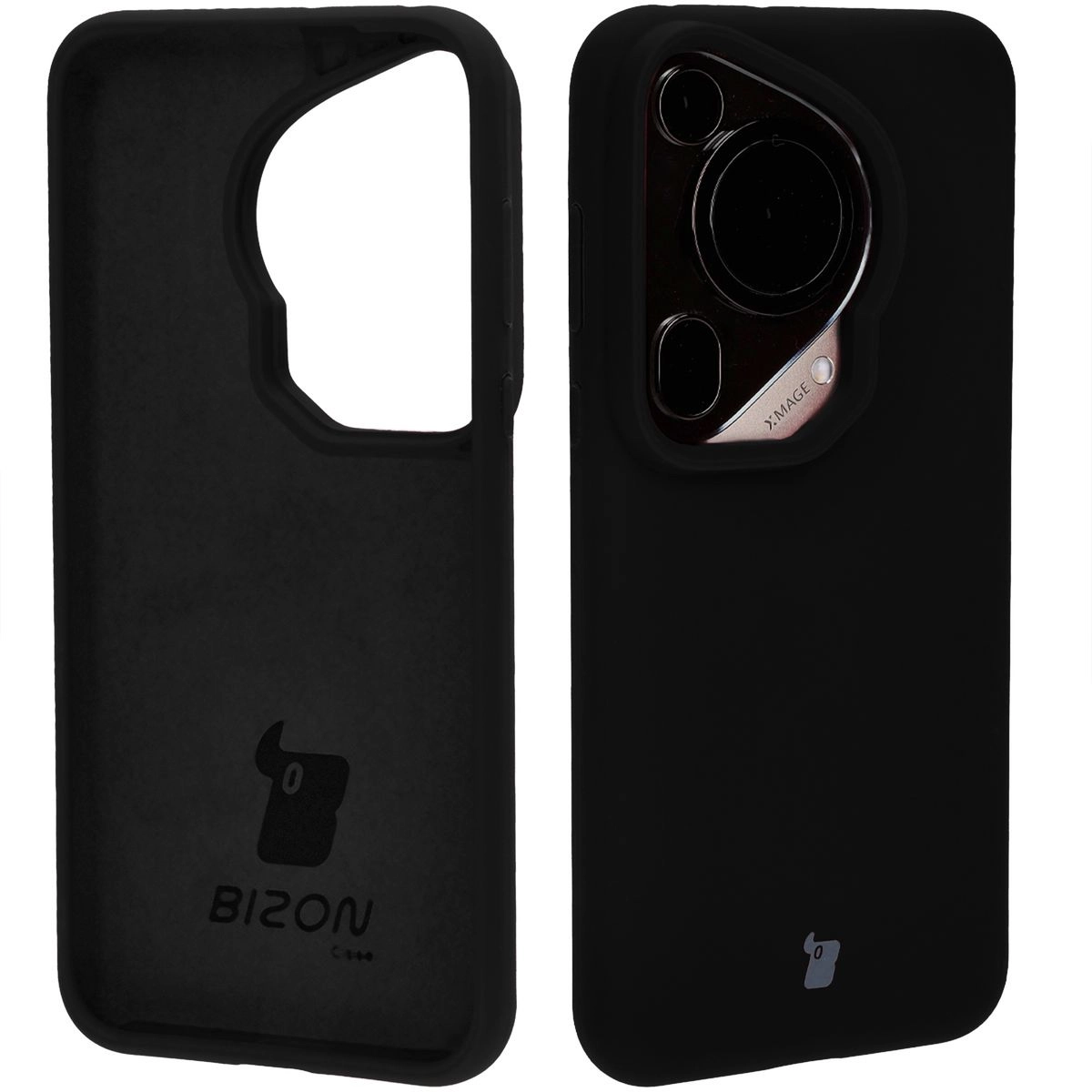Etui Bizon Silikonowe Soft do Huawei Pura 70 Ultra Czarny