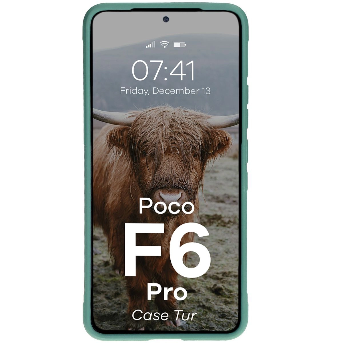 Etui Bizon Tur do Xiaomi Poco F6 Pro Dark Green