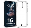 Etui Bizon Elastyczne Salpa do iPhone 16 Pro Max Przezroczysty